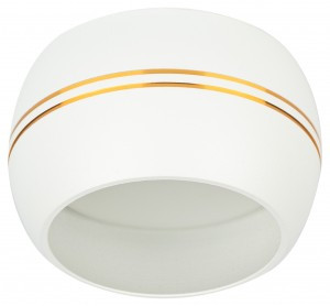 ЭРА GX53 KL81 св-к встр. D90х75мм алюминий белый/хром 5201