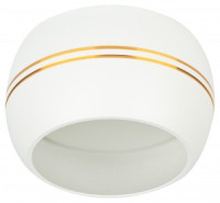 ЭРА GX53 KL81 св-к встр. D90х75мм алюминий белый/хром 5201