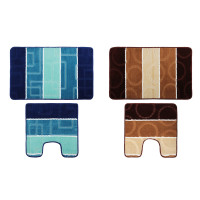 VETTA Набор ковриков для ванной и туалета &quot;Союз&quot;, полипропилен, 50x80см + 50x50см, 2 дизайна