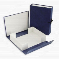 Папка архивная Attache,70 мм бумвинил, син. 90819