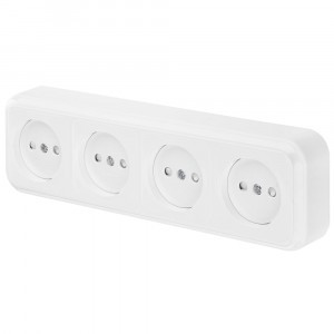 Bylectrica ПРАЛЕСКА роз. ОУ 4 мест. шт. белый, (РА16-277)