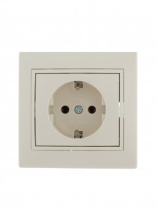 Lezard Мира роз. СУ 1 мест. 16А крем. (земля, керамика, корпус PC) 701-0303-122