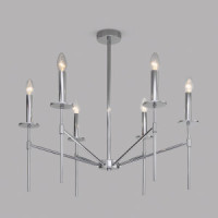 Eurosvet люстра 6x60W E14 700х700х620 мет хром Anders 60142/6 Умный дом a061933