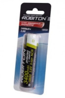 Ак-р Robiton 18650 3400mAh PAN3400 с защитой VK1 19*70 BL1, 13485