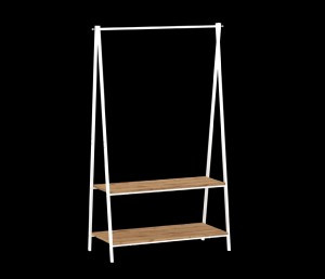 Вешалка напол. гардероб. Алабама 32 (белый) ВГА32 Б под заказ ЗМИ