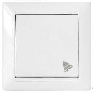 Bylectrica СТИЛЬ выкл. для бытовых эл. звонков белый, (С14-895)