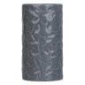 VETTA Стакан для ванной комнаты, керамика, 7x7x13 см, листья, серый