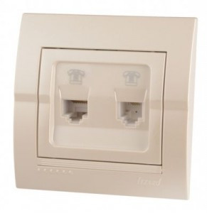 Lezard DERIY роз. СУ 2 мест. телеф. евро перламутр