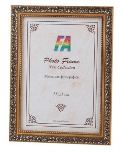 Фоторамка FA пластик "Шелковый путь" золото 10х15 (48/1152) 50004