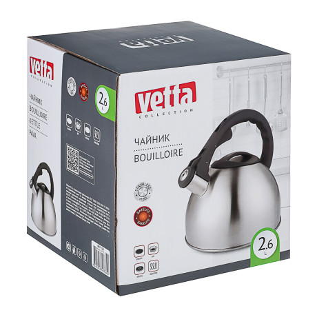 VETTA Чайник стальной 2,6л "Вена", индукция