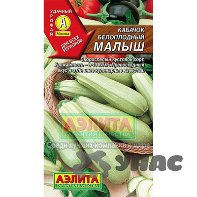 Кабачок Малыш белоплодный Аэлита Ц