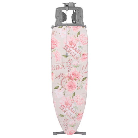 VETTA Доска гладильная 122х40х90см, металл, подставка п/утюг,полка для белья,подрукавник,удл.1,9м Н9