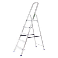 Стремянка, 5 ступеней, алюминиевая, Сибртех