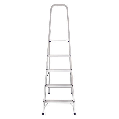Стремянка, 5 ступеней, алюминиевая, Сибртех