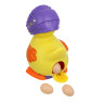 ИГРОЛЕНД Игрушка интерактивная ползунок "Утка-несушка", звук, ABS, 3хААА, 12х12х18,5 см
