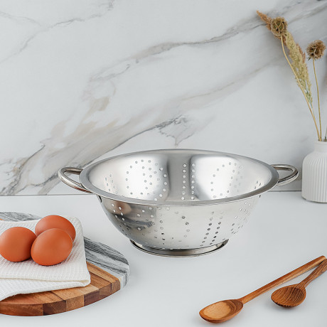 VETTA Дуршлаг на ножке "Классика", нерж.сталь, 28см