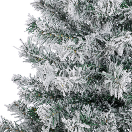 Ель 180 см, 380 веток, снежная, флокирование, ПВХ, 26-19