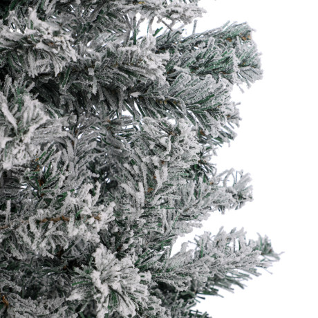 Ель 180 см, 380 веток, снежная, флокирование, ПВХ, 26-19