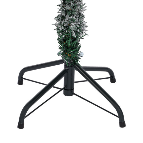 Ель 180 см, 380 веток, снежная, флокирование, ПВХ, 26-19