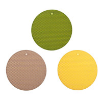 VETTA Подставка под горячее, силикон, d18см, &quot;Соты&quot;, 3 цвета