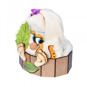 Оберег «Банник», благополучия, 10*8*11,5 см, для бани и сауны