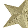 СНОУ БУМ Наконечник на елку “Звезда” 13.5x14.5 см, глиттер, золото, пластик