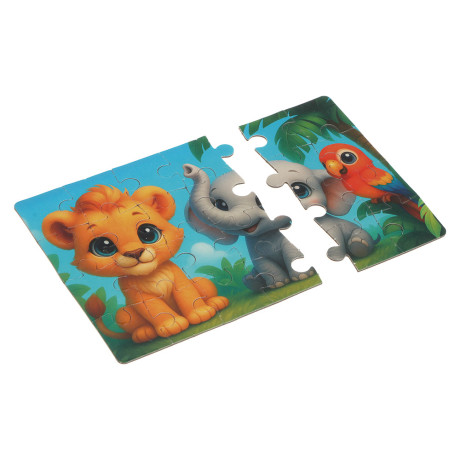 ХОББИХИТ Адвент календарь "Пазлы", картон, 30,2х19,8х5,2см