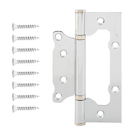 Петля AVERS 125х75-B2-CR БЕЗ врезки 2подшипника (хром)  \2 (12/96)