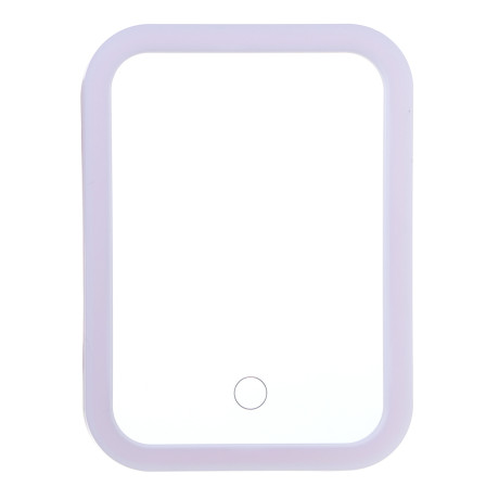 Зеркало настольное тм ЮL. Аженто с LED подсветкой, полипропилен, стекло, 19,5х14,3см, 2 цвета