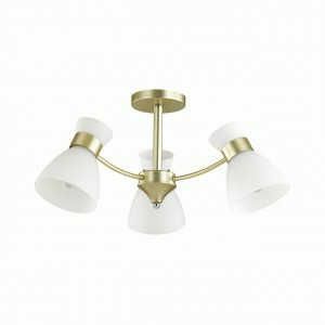 LUMION 4535/3C COMFI LN21 057 матовое золото люстра E27 3x60W 220V 300x610 WILMA