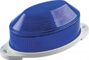 Feron св-к-вспышка св/д (строб) 18LED 1,3W 220V синий IP54 112x55x50 STLB01 29896