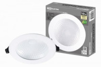 TDM св-к встр. св/д даунлайт (панель) круг D170/42 Деко 05, 10W 550lm 3000K драйвер белый, IP44