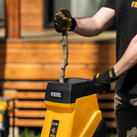 Измельчитель садовый электрический ECS-2500, 2500 Вт, 45 мм Denzel