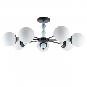 LUMION 6526/7C MODERNI LN23 черный Люстра E14 7x40W 220V SUNDAY