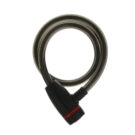 Замок велосипедный тм BY SPORT, противоугонный, тросовый, 680х11,5мм, металл, пластик, 3 цвета