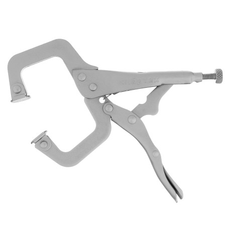 Зажим ручной, увеличенный захват, подвижные губки, 170 мм Сибртех