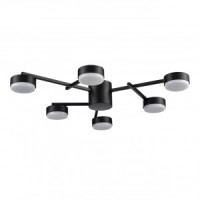 LUMION 8186/6C COMFI LN25 черн., мет. люстра LED GX53 6x7W 220V DABRA