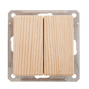 Systeme Electric W59 мех. выкл. СУ 2 кл. 10А сосна (пл.осн.) ВС510-252-7-86 (10!)