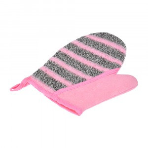 Мочалка (варежка) "Женская" 18*22см, двусторонняя 41463, Банные штучки