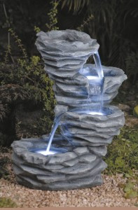 GREEN APPLE Фонтан настольный Водопад 55,5см GWXF02637