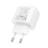 hoco. Зарядное устройство модель CS55A, USB+C 30W, цвет: белый