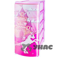 Комод 4-секционный ЗАМОК Эльфпласт 305