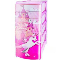 Комод 4-секционный ЗАМОК Эльфпласт 305