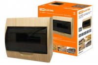 TDM бокс (корпус) пластик ЩРН-П-10 мод. наружный сосна IP41 SQ0901-0015