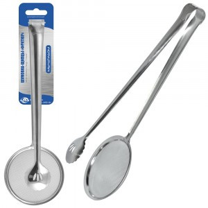 Шумовка-щипцы "Фритюр", 29*9,5см (кратность 6шт!!!), нерж.сталь AN50-101 Мультидом