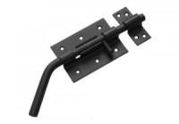 Засов Домарт гаражный ЗГ-100 черный d-13мм10)