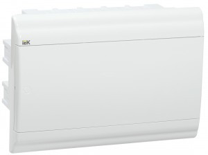 IEK PRIME бокс (корпус) пластик ЩРВ-П-12 модулей встраив. IP41  белая дверь