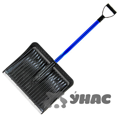 Лопата снеговая в сборе 500х400 Айсберг d40 черная