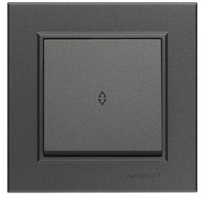 Makel Karea выкл. СУ 1 кл. дымч.(проходной) 56050005