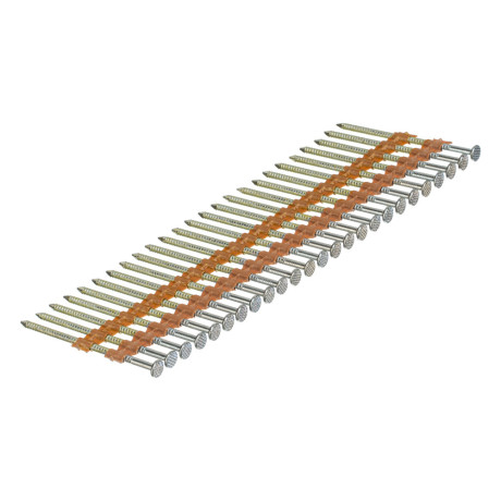 Гвозди для пнев. нейлера (оцинк.) длина - 65 мм, диам. - 2,9 мм, 2000 шт. Denzel